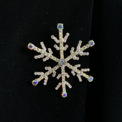 雪の結晶 ブローチの商品画像